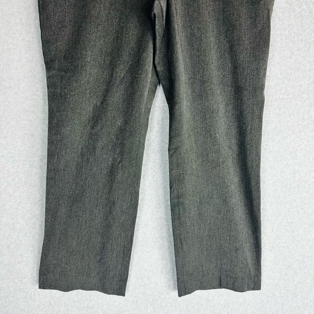 Talbots Womans 10P Petite Curvy Barely Boot Cut Dress Pants Grey Thick Stretch - Picture 4 of 7